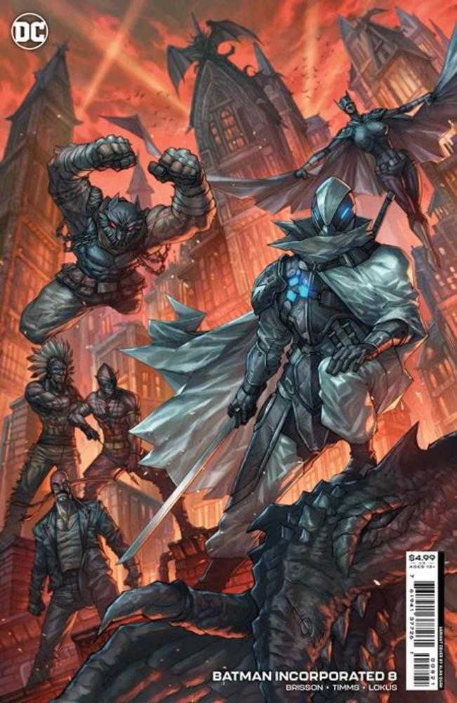 Batman Incorporated #8 CVR B Alan Quah Card Stock Variant - NM Near Mint