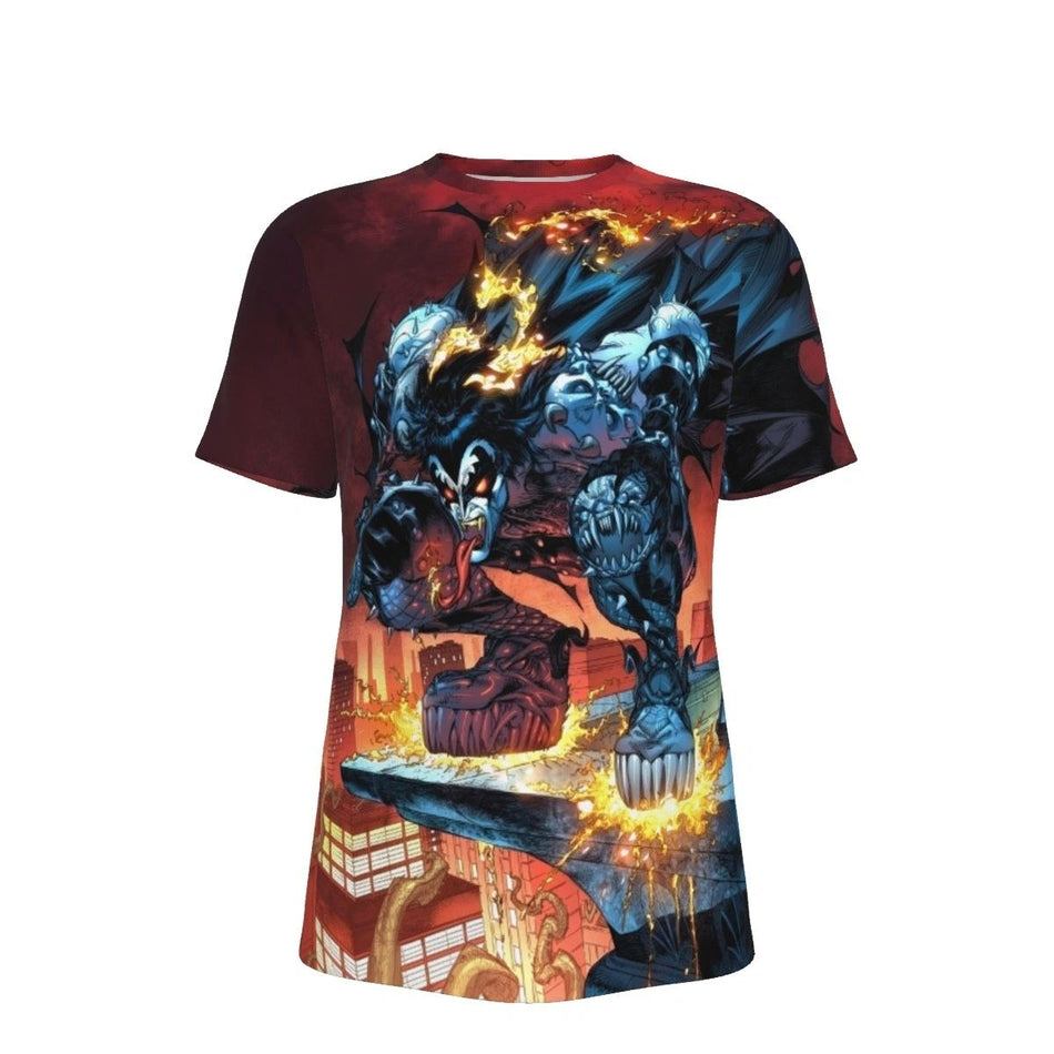 KISS THE DEMON ALL OVER PRINT SHIRTS