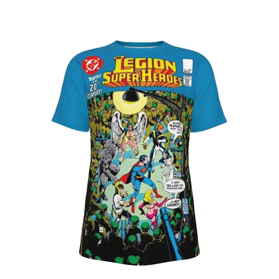 LEGION OF SUPERHEROES 281 ALL OVER PRINT SHIRTS - GEORGE PEREZ ART