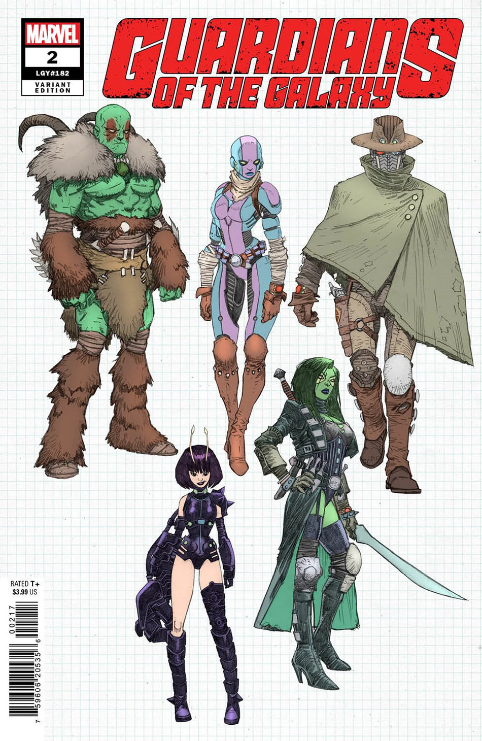 Guardians Of The Galaxy 2 1:10 Kev Walker Design Variant - NM Near Mint