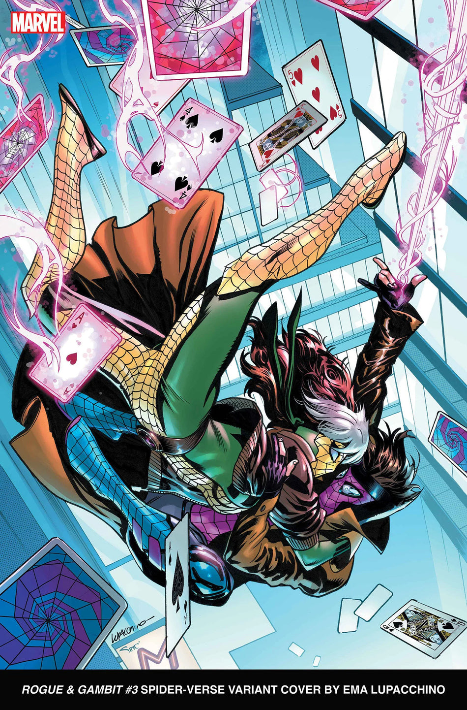 Rogue & Gambit 3 Ema Lupacchino Spider-Verse Variant - NM Near Mint