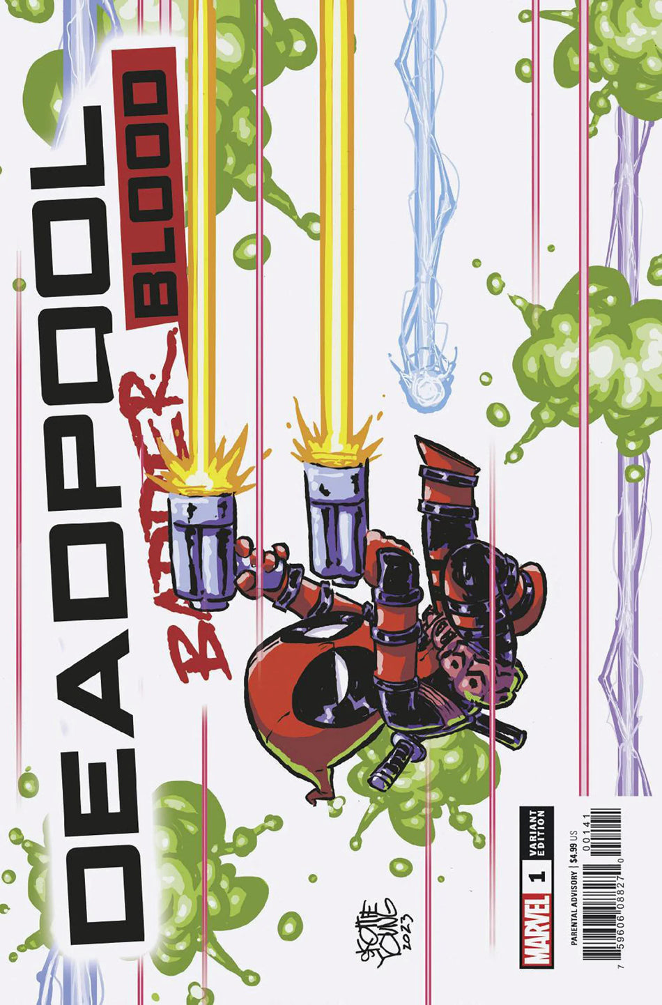 Deadpool Badder Blood #1 Skottie Young Variant - NM Near Mint (Of 5)