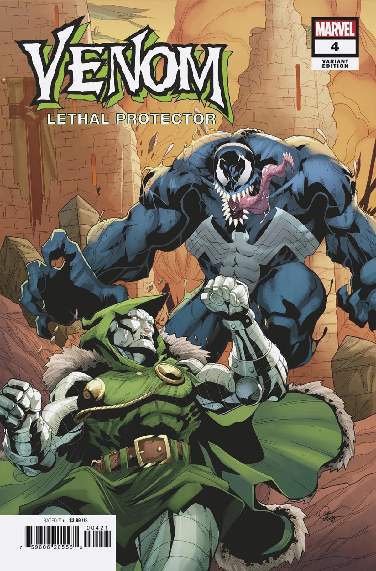 Venom: Lethal Protector II 4 Logan Lubera Variant - NM Near Mint