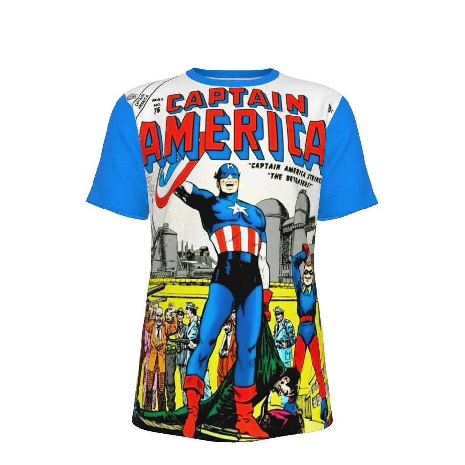 CAPTAIN AMERICA 76 ALL OVER PRINT SHIRTS