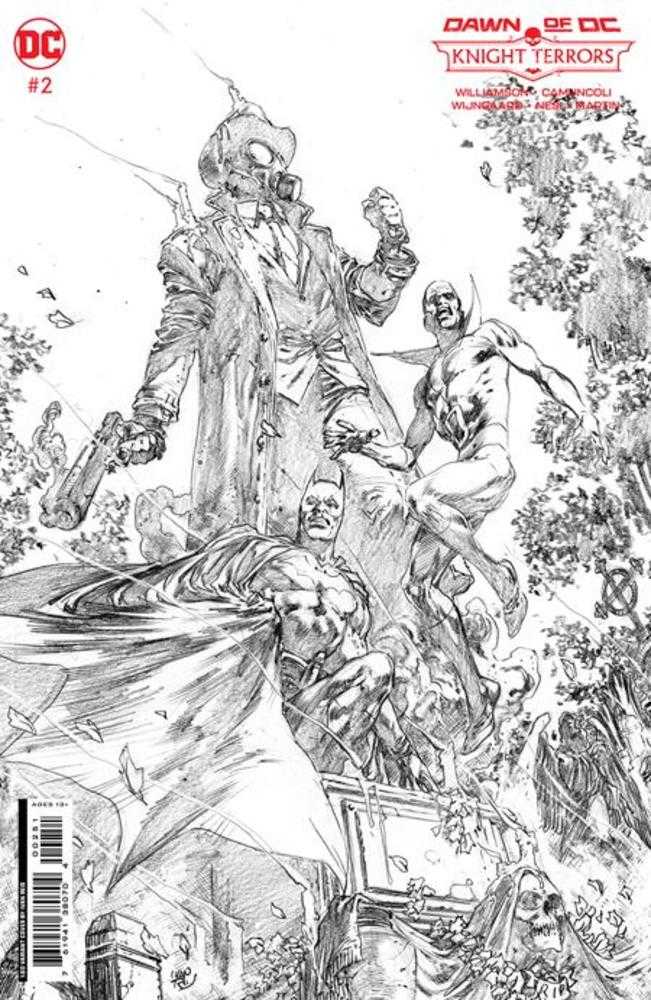 Knight Terrors #2 CVR F 1:50 Ivan Reis Black & White Card Stock Variant - NM Near Mint (Of 4)