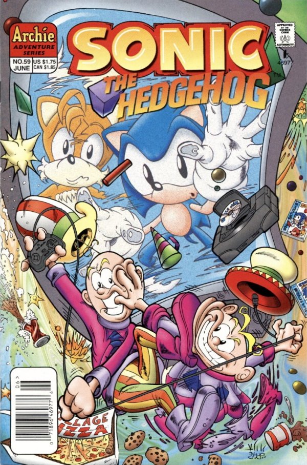 Sonic the Hedgehog 1993 #59 Newsstand ed. - 7.5 - $11.99
