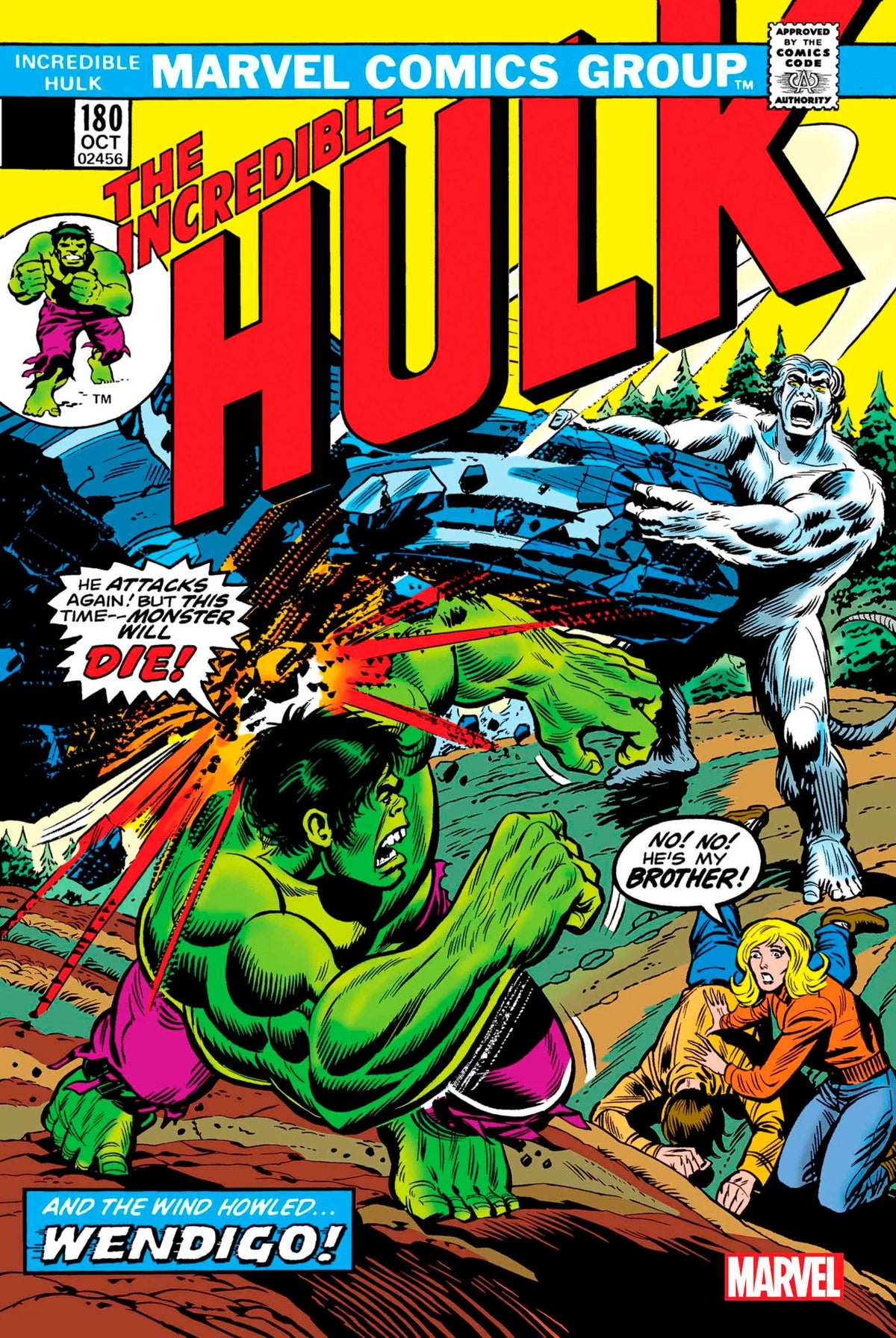 Incredible Hulk 180 Facsimile Edition 2023 1st Wolverine Cameo, Reprint - NM Near Mint