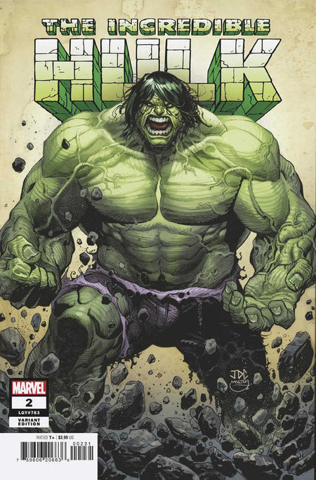 Incredible Hulk 2 Joshua Cassara Variant - NM Near Mint