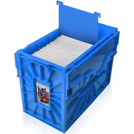 BCW Plastic Short Comic Book Bin - Blue