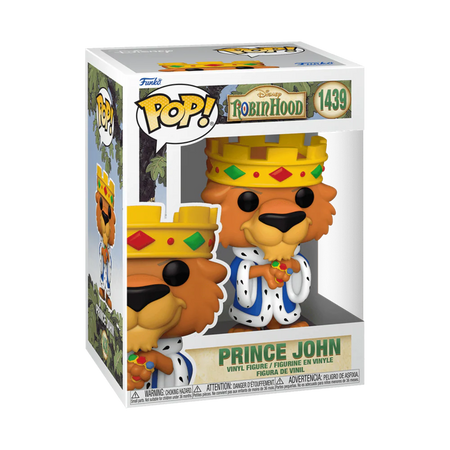 Pop Disney Robin Hood Prince John Vinyl Figure