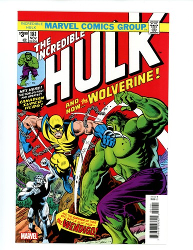 INCREDIBLE HULK #181 FACSIMILE EDITION 2019