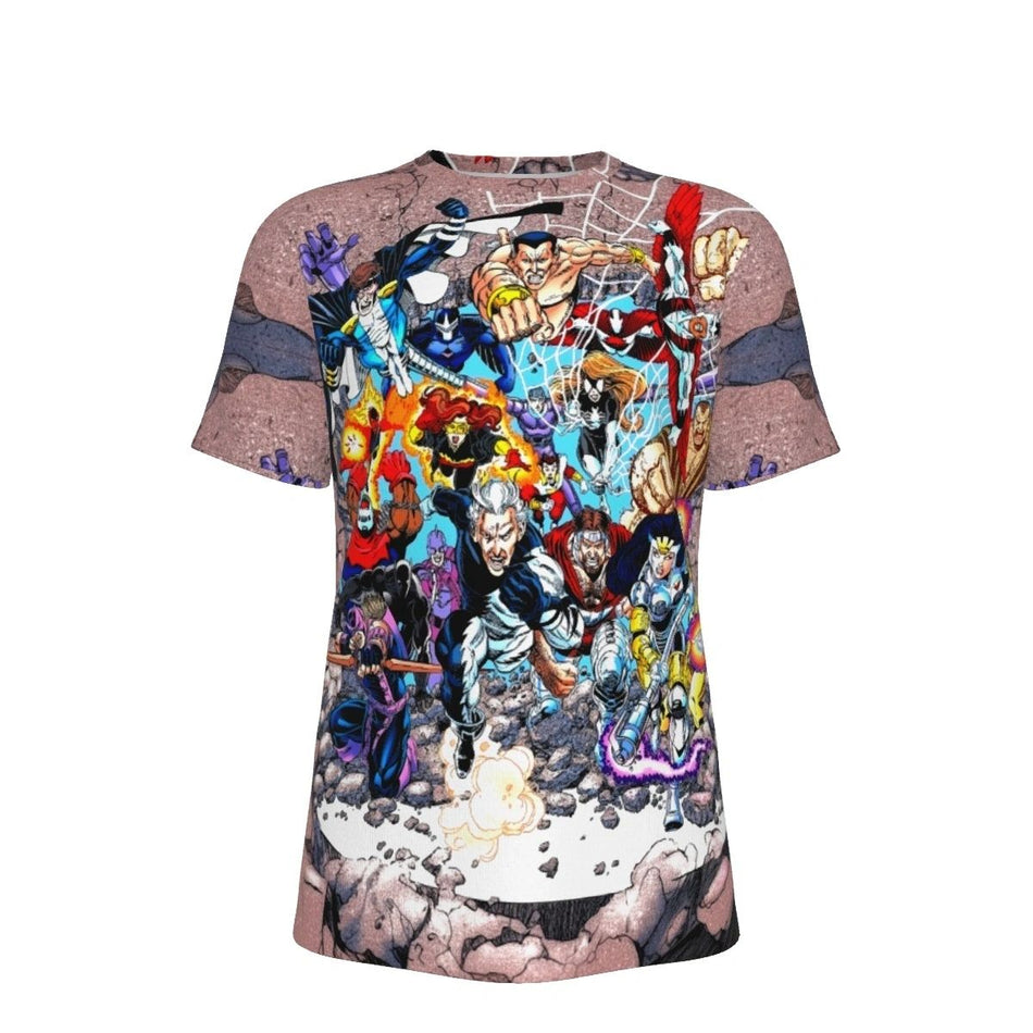 SECODARY AVENGERS SPLASH ALL OVER PRINT SHIRT AND TANK - GEORGE PEREZ ART