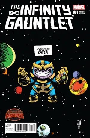 Infinity Gauntlet #1 Skottie Young Variant 2015 2nd Series VF/NM