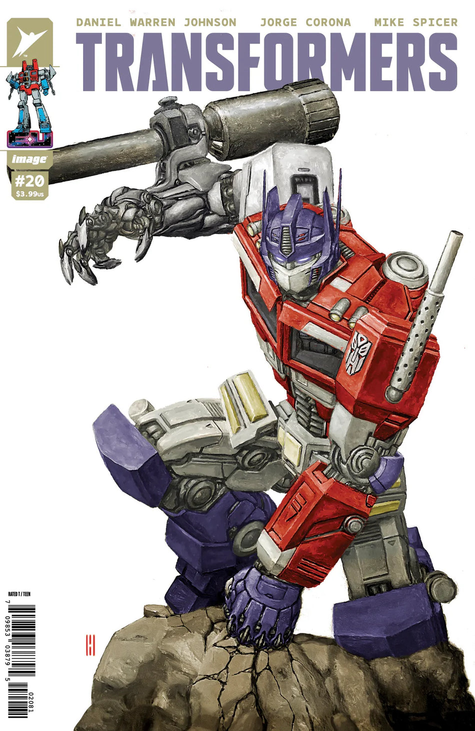 Transformers #20 Mike Choi Exclusive SIGNED by Mike Choi VF/NM Limited to 1,500 Copies