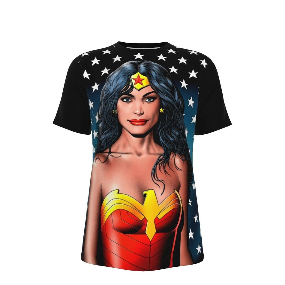 BOLLAND WONDER WOMAN STAR ALL OVER PRINT SHIRT AND TANK