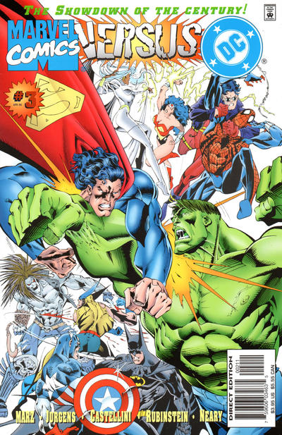 Marvel versus DC / DC versus Marvel 1996 #3 Direct Edition - 9.0 - $9.99