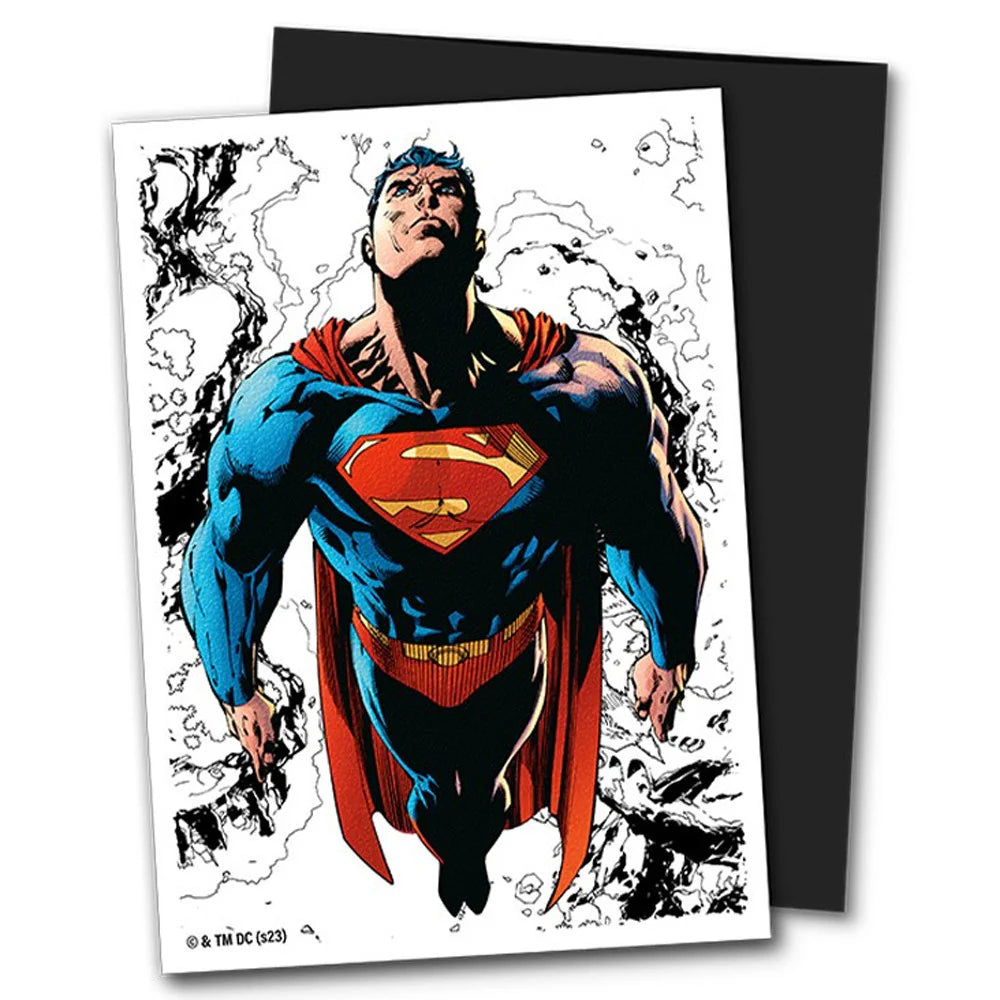 Dragon Shields: 100 Matte Dual Art - Superman Core Full Color Variant DISPLAY 10
