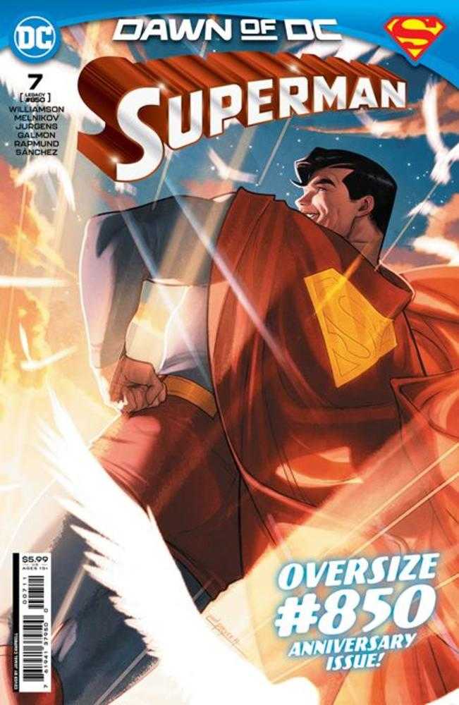 Superman #7 CVR A Jamal Campbell #850 - NM Near Mint