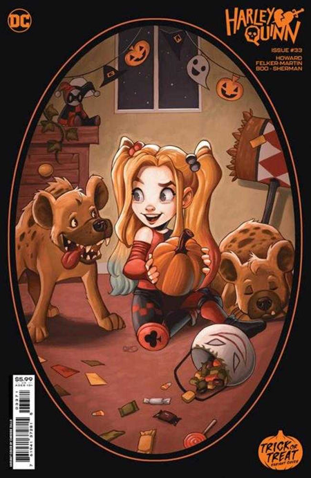 Harley Quinn #33 CVR F Chrissie Zullo Trick Or Treat Card Stock Variant - NM Near Mint