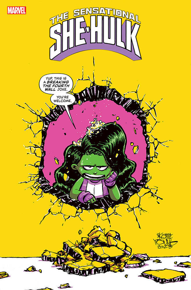 Sensational She-Hulk #1 Skottie Young Variant - NM Near Mint