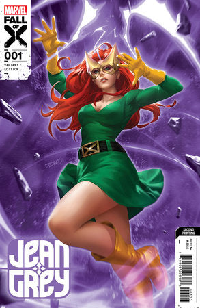 JEAN GREY #1 DERRICK CHEW RATIO 2ND PRINTING VAR FALL CVR B 1:25 INCV
