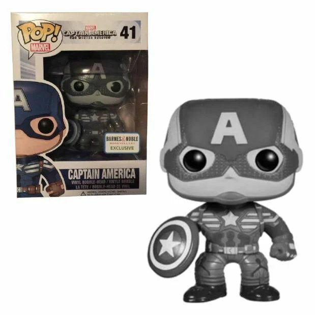 Funko Pop! Captain America #41 Barnes & Noble Exclusive - Some Box Damage