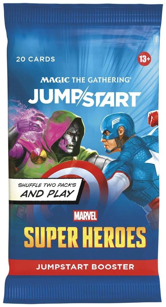 MTG Magic the Gathering MARVEL SUPER HEROES JUMPSTART BOOSTER PACK - 20 CARDS PER PACK
