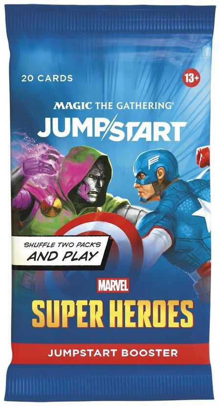 MTG Magic the Gathering MARVEL SUPER HEROES JUMPSTART BOOSTER PACK - 20 CARDS PER PACK