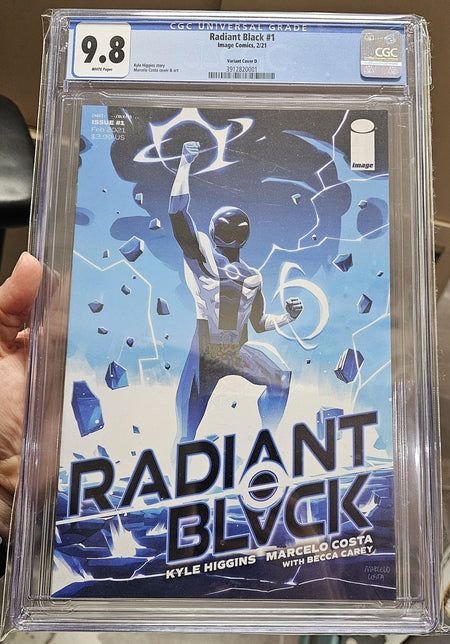 CGC 9.8 Radiant Black #1 Marcelo Costa Variant Cover D