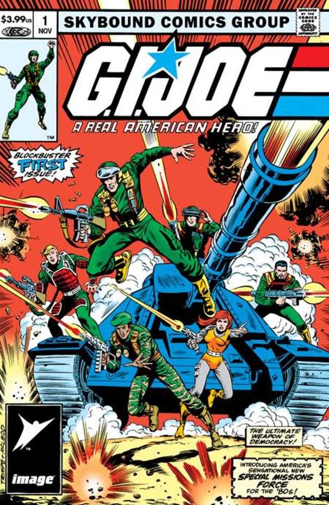 G.I. Joe A Real American Hero #1 One Shot CVR A Trimpe & McLeod Larry Hama Cut - NM Near Mint