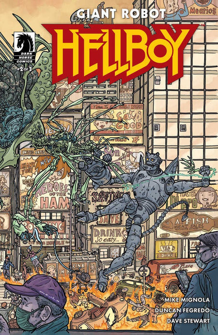 Giant Robot Hellboy #2 CVR B Wraparound Geof Darrow - NM Near Mint