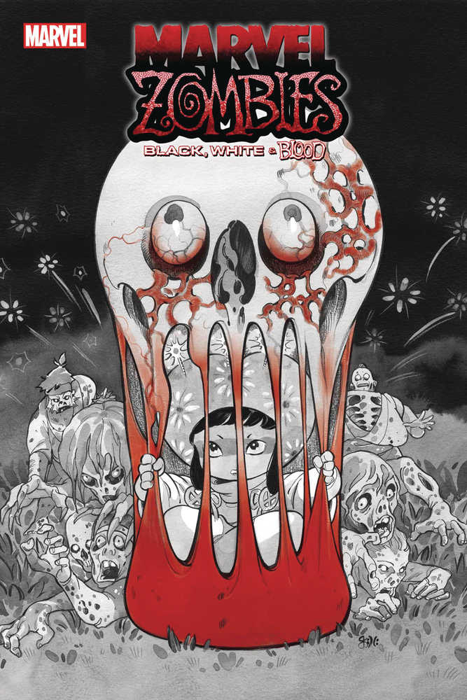 Marvel Zombies Black White Blood #3 - NM Near Mint