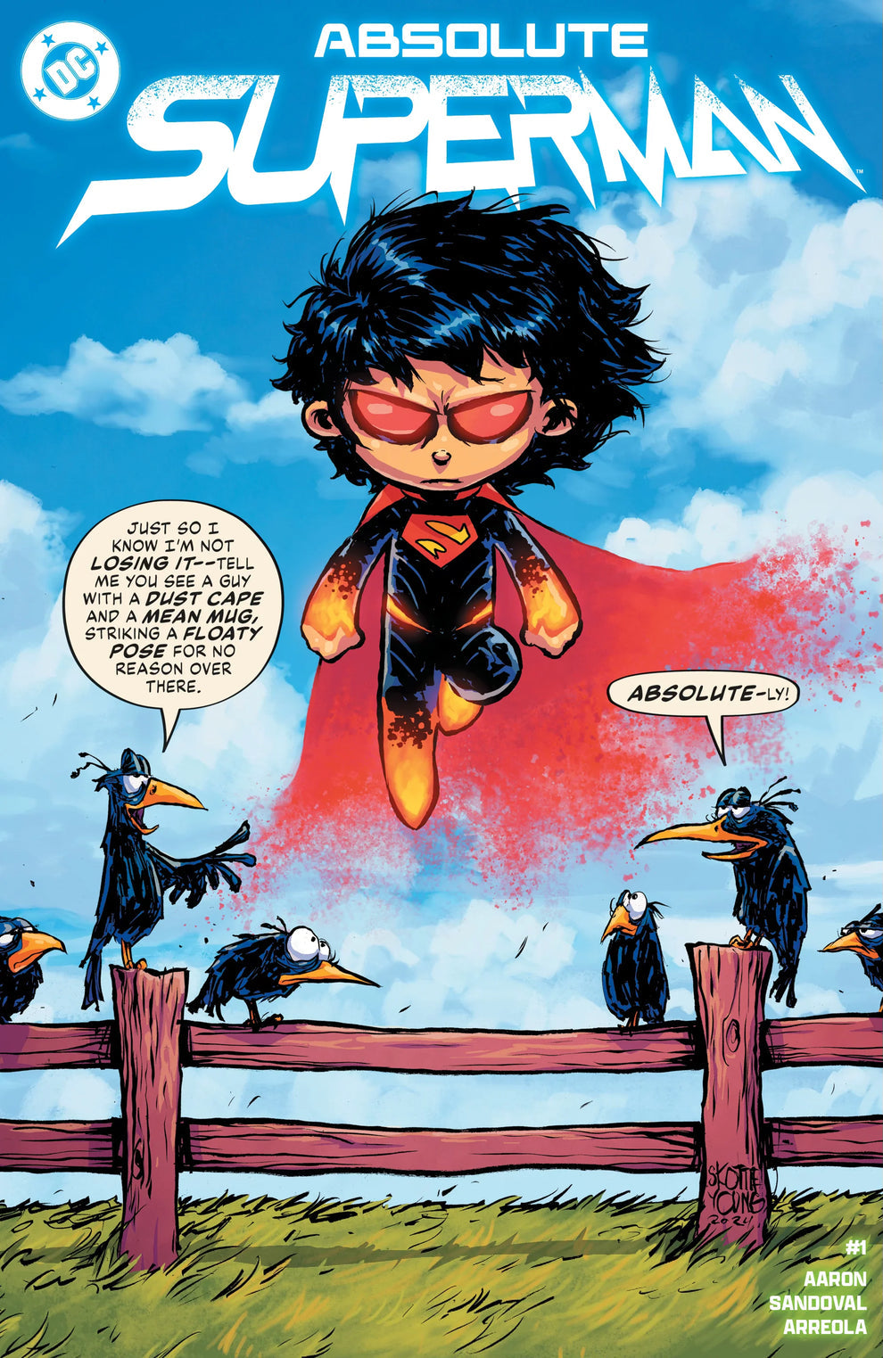 Absolute Superman #1 Skottie Young Exclusive Variant LTD 2,500 Copies! 1ST PRINT