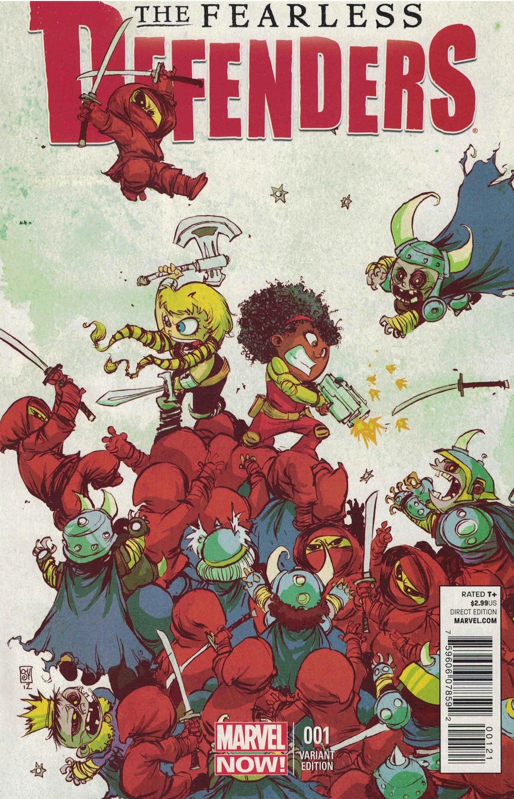 Fearless Defenders #1 Skottie Young Variant
