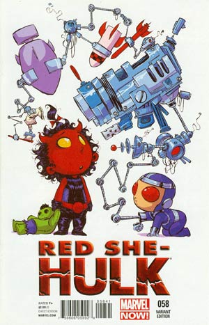 Red She-Hulk #58 Skottie Young Variant