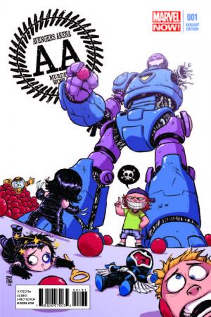 Avengers Arena #1 Skottie Young Variant Several 1st appearances including Cullen Bloodstone, brother of Elsa