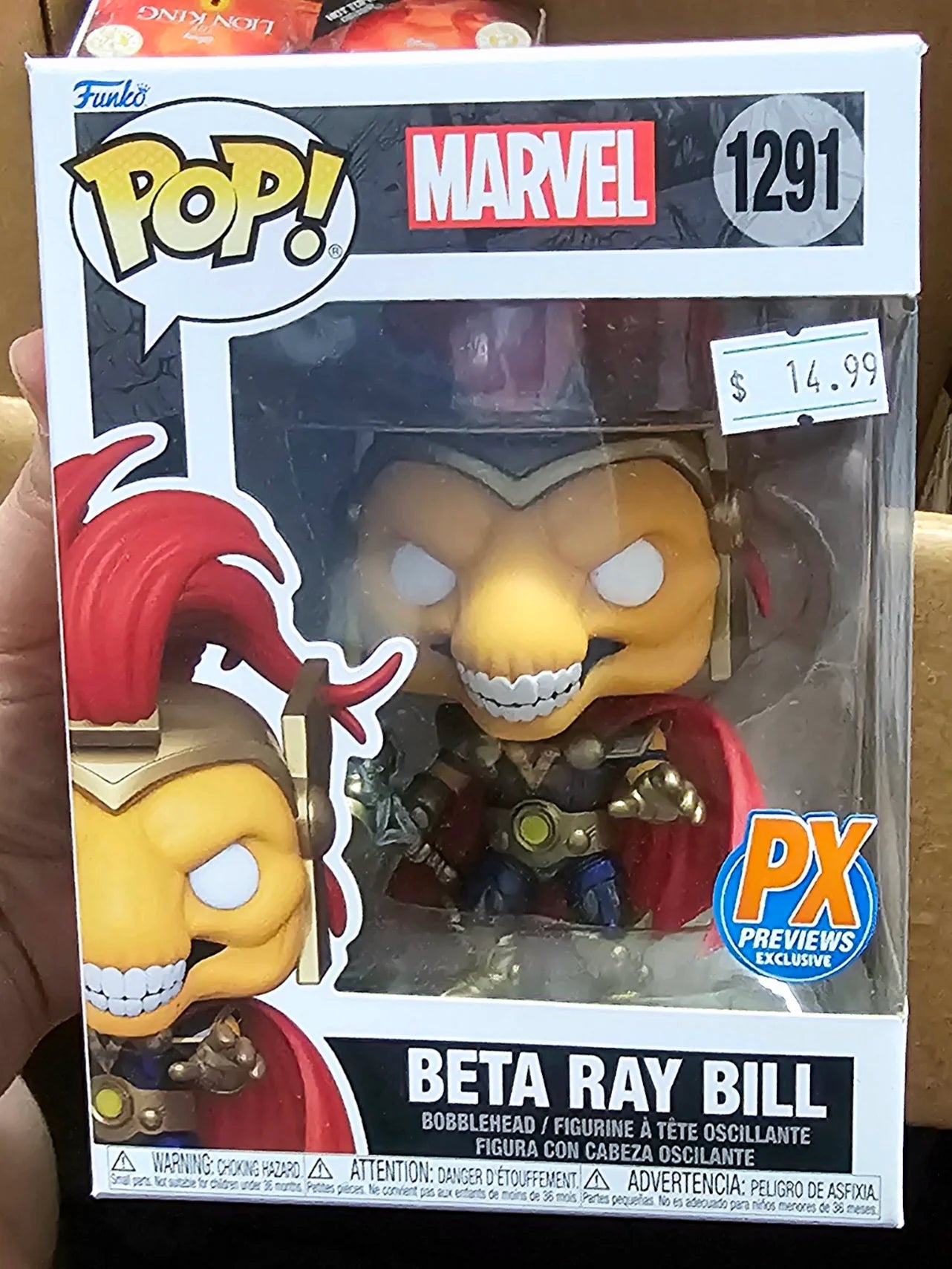 Funko POP! Marvel Beta Ray Bill #1291 PX Previews Excl