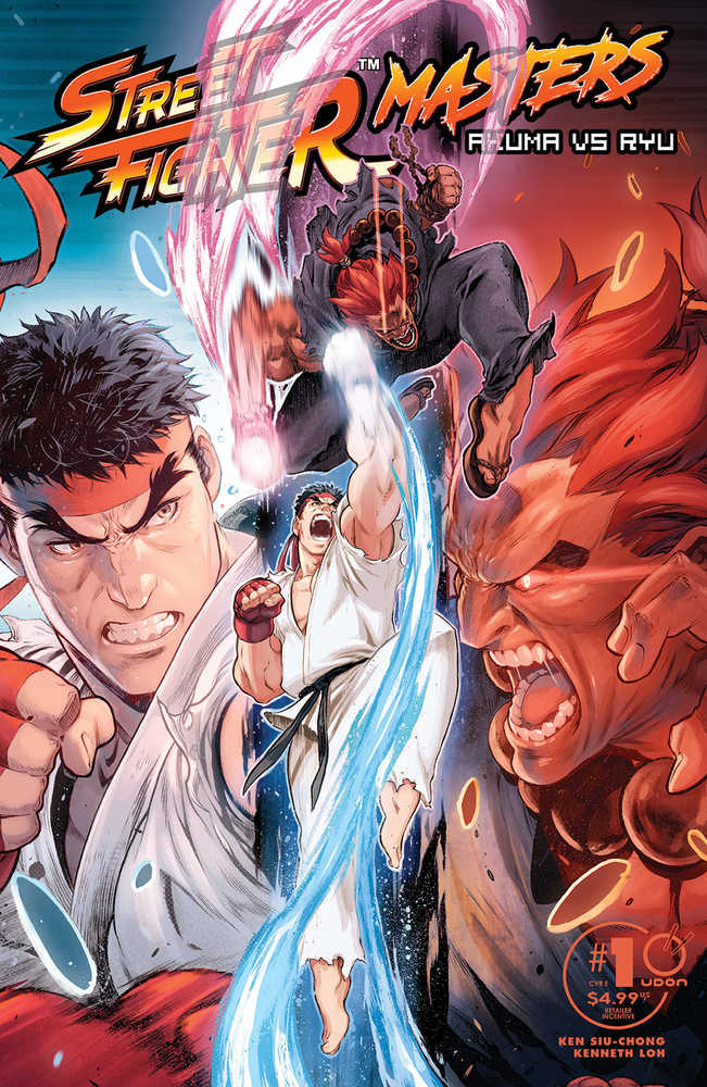 Street Fighter Masters: Akuma vs Ryu #1 CVR E 1:5 Variant Edition - NM Near Mint