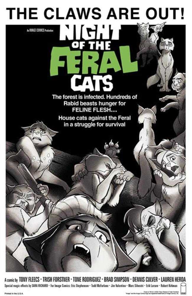 Feral #1 CVR G 1:100 Trish Forstner & Tony Fleecs Variant - NM Near Mint