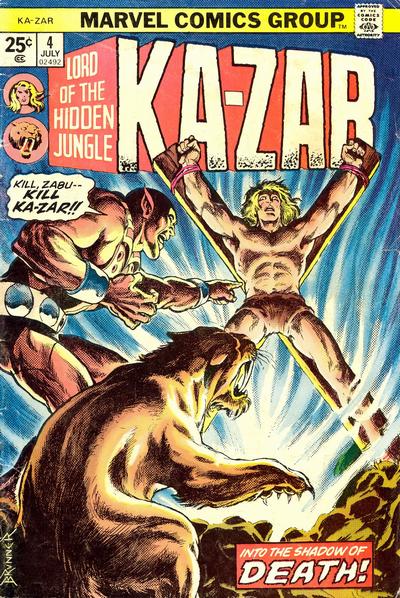 Ka-Zar 1974 #4 - low grade - $3.99