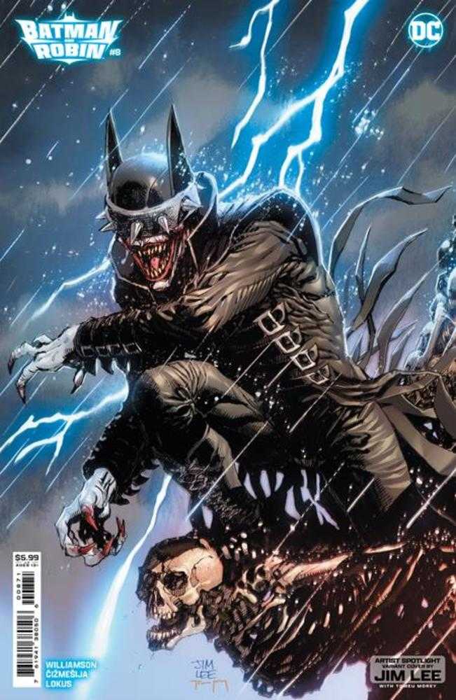 Batman And Robin #8 CVR D Jim Lee Artist Spotlight Card Stock Variant - NM Near Mint