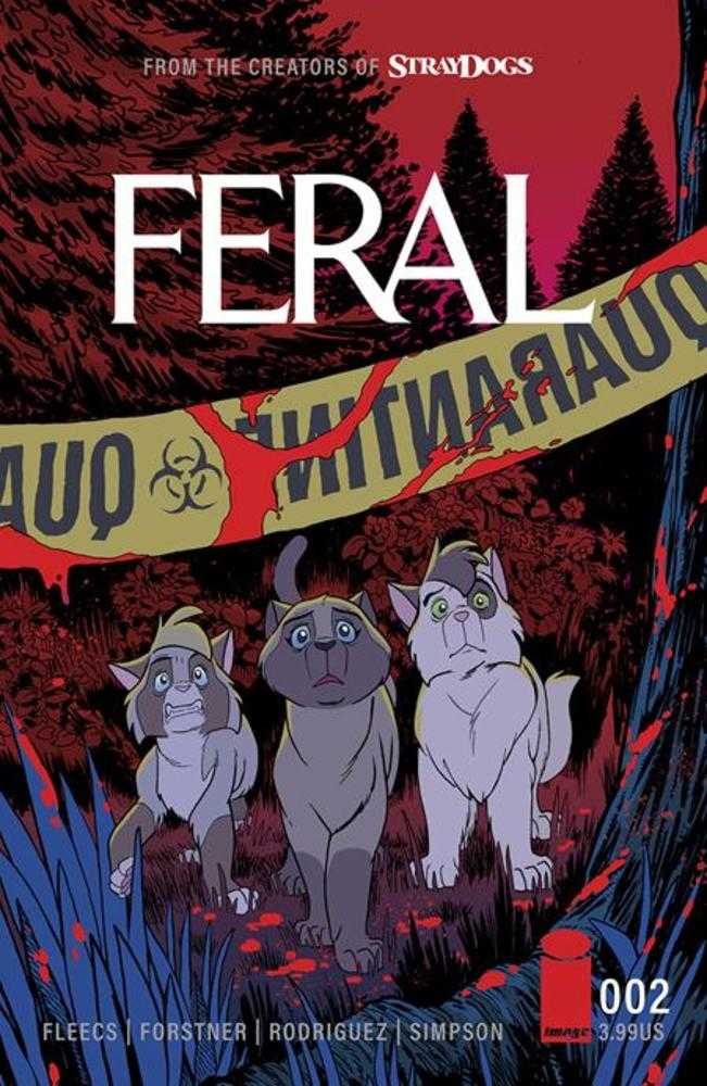 Feral #2 CVR A Trish Forstner & Tony Fleecs - NM Near Mint