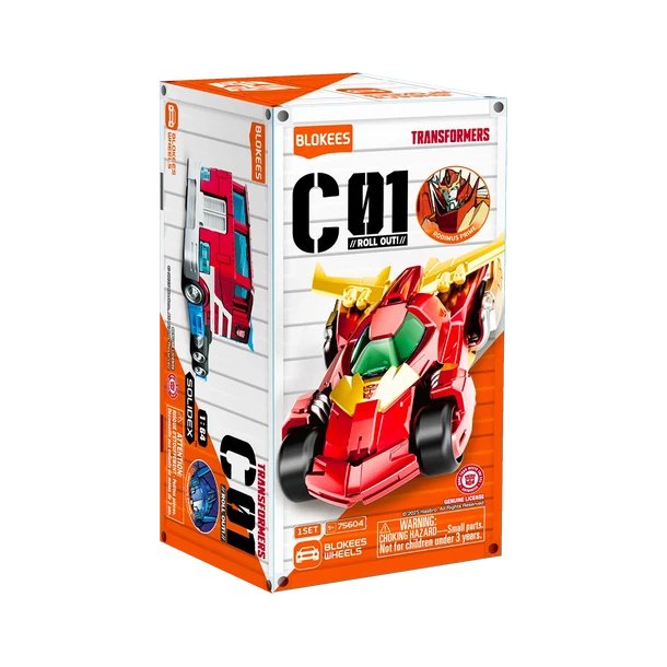 Blokees Wheels Transformers C01 Roll Out! Blind Box Single Model Kit