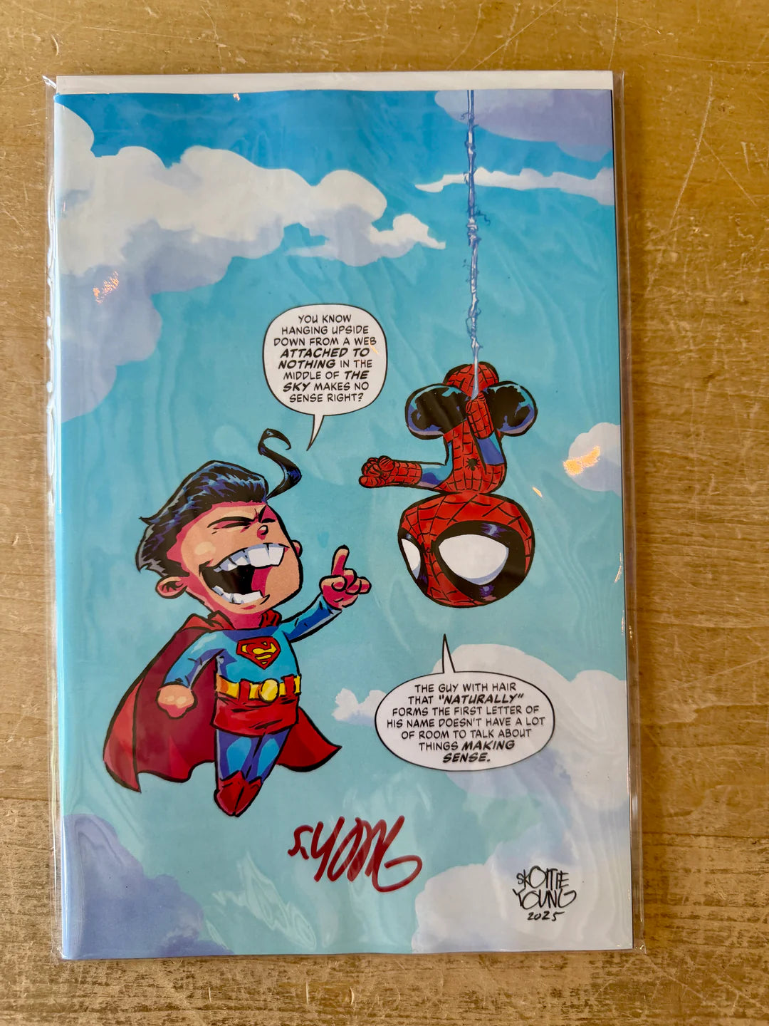 Spider-Man/Superman #1 Skottie Young Full Art Variant SIGNED by Skottie Young