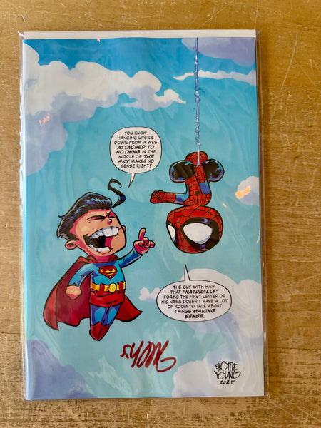 Spider-Man/Superman #1 Skottie Young Full Art Variant SIGNED by Skottie Young