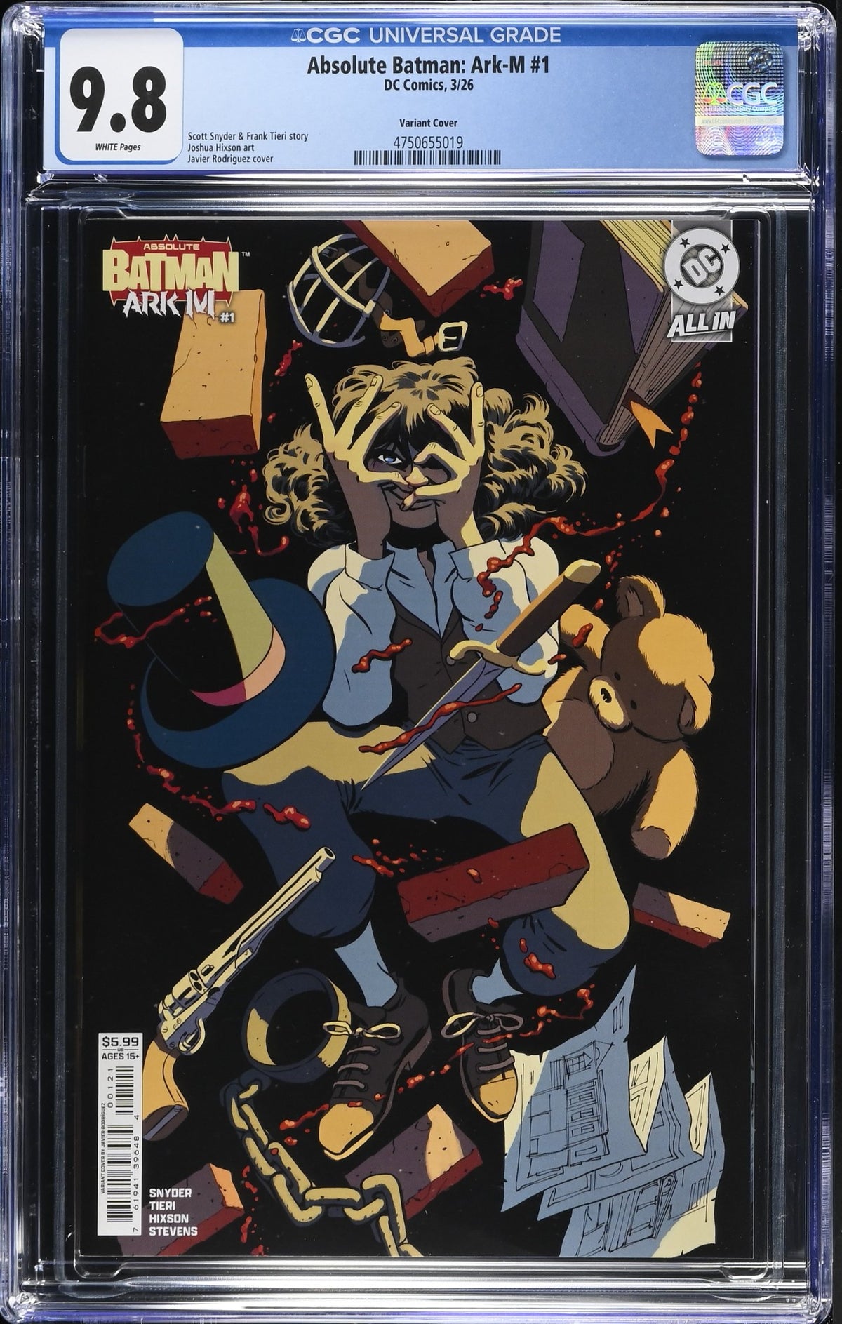 CGC 9.8 Absolute Batman Ark M Special #1 One Shot CVR B Javier Rodriguez Card Stock Variant 01/07/26