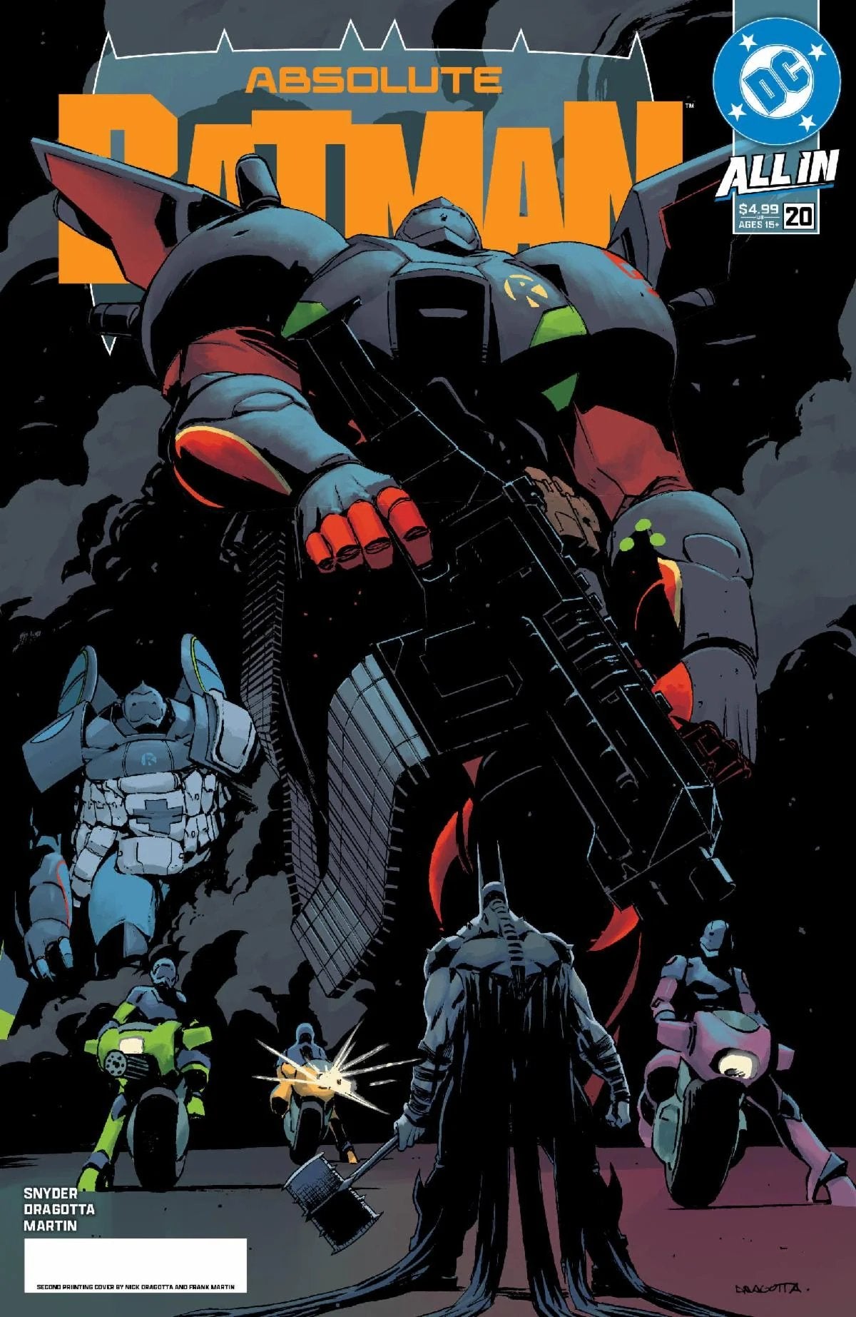 Absolute Batman #20 Cover A Nick Dragotta Replacement Copies/2nd Print 06/03/26