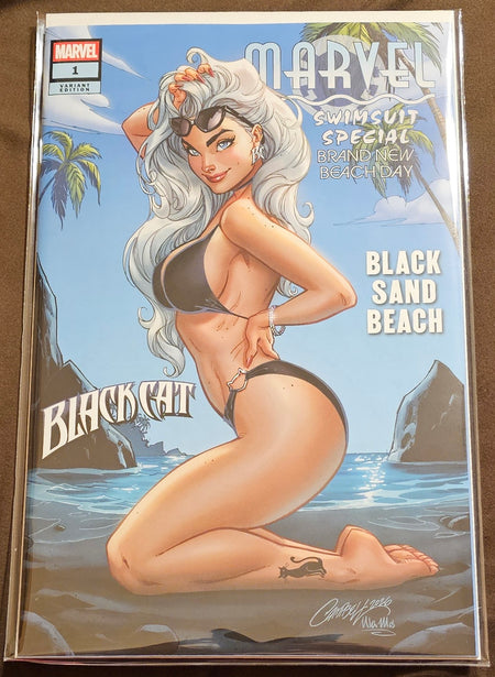 Marvel Swimsuit Special Brand New Beach Day #1 Blackcat Trade Dress Variant JSC J Scott Campbell Exclusive Limited to 3,000 Copies