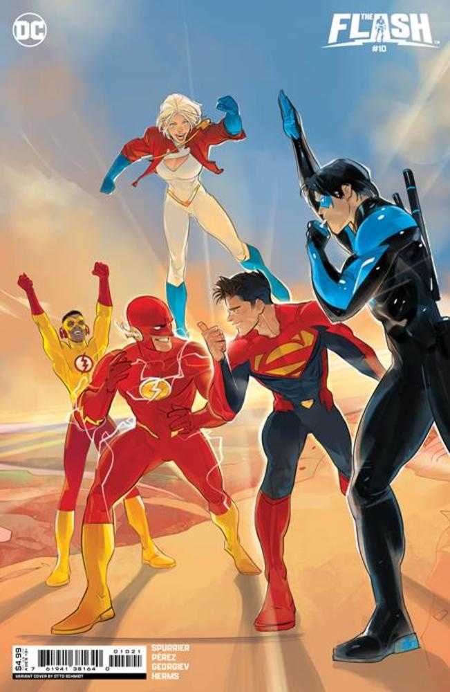 Flash #10 CVR B Otto Schmidt Card Stock Variant - NM Near Mint