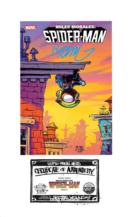 Miles Morales Spider-Man #1 2026 SIGNED by SKOTTIE YOUNG w/ COA